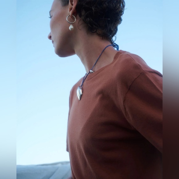 NWOT NAGNATA HIGHLIGHTER TEE IN CLAY SZ S/M - Picture 2 of 7